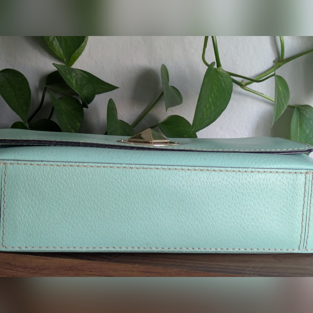 Kate Spade Mint Green Purse. - Picture 10 of 16